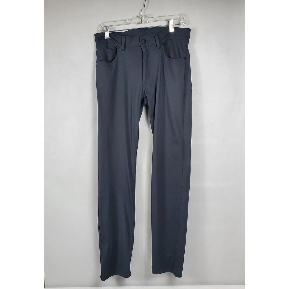 Stylus Mens 5-Pocket Performance Pants Black 30x32 Matte Black Hardware